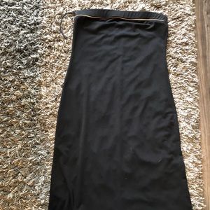 WISHES WISHES WISHES strapless dress calf length